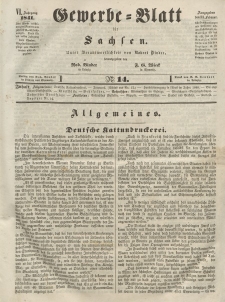 Gewerbe-Blatt für Sachsen. Jahrg. VI, 23. Februar, nr 14.