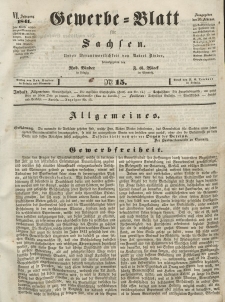 Gewerbe-Blatt für Sachsen. Jahrg. VI, 26. Februar, nr 15.