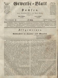 Gewerbe-Blatt für Sachsen. Jahrg. VI, 4. Mai, nr 34.