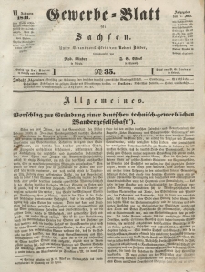Gewerbe-Blatt für Sachsen. Jahrg. VI, 7. Mai, nr 35.