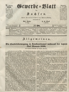 Gewerbe-Blatt für Sachsen. Jahrg. VI, 18. Mai, nr 38.