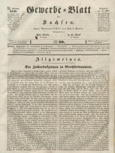 Gewerbe-Blatt für Sachsen. Jahrg. VI, 21. Mai, nr 39.