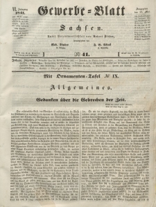 Gewerbe-Blatt für Sachsen. Jahrg. VI, 28. Mai, nr 41.