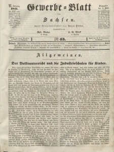 Gewerbe-Blatt für Sachsen. Jahrg. VI, 4. Juni, nr 43.