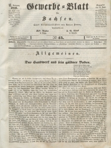 Gewerbe-Blatt für Sachsen. Jahrg. VI, 11. Juni, nr 45.