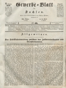 Gewerbe-Blatt für Sachsen. Jahrg. VI, 15. Juni, nr 46.