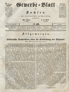 Gewerbe-Blatt für Sachsen. Jahrg. VI, 18. Juni, nr 47.
