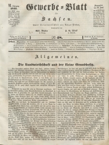 Gewerbe-Blatt für Sachsen. Jahrg. VI, 22. Juni, nr 48.