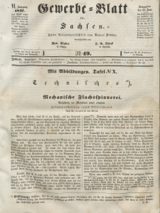 Gewerbe-Blatt für Sachsen. Jahrg. VI, 25. Juni, nr 49.