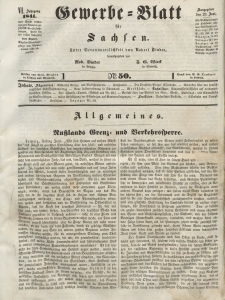 Gewerbe-Blatt für Sachsen. Jahrg. VI, 29. Juni, nr 50.