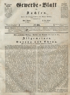Gewerbe-Blatt für Sachsen. Jahrg. VI, 2. Juli, nr 51.