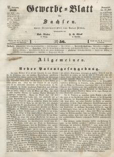 Gewerbe-Blatt für Sachsen. Jahrg. VI, 20. Juli, nr 56.