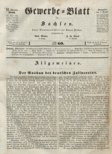 Gewerbe-Blatt für Sachsen. Jahrg. VI, 3. August, nr 60.