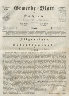 Gewerbe-Blatt für Sachsen. Jahrg. VI, 10. August, nr 62.