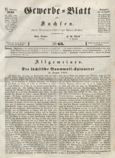 Gewerbe-Blatt für Sachsen. Jahrg. VI, 13. August, nr 63.