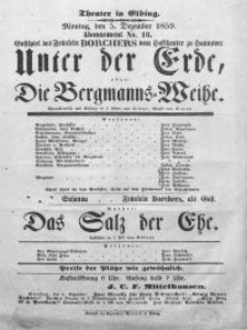 Unter der Erde, oder: Die Bergmanns-Weihe - Karl Elmar