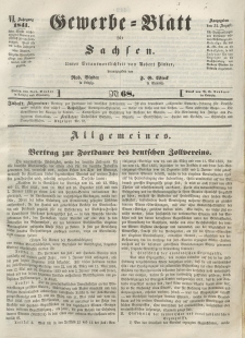 Gewerbe-Blatt für Sachsen. Jahrg. VI, 31. August, nr 68.