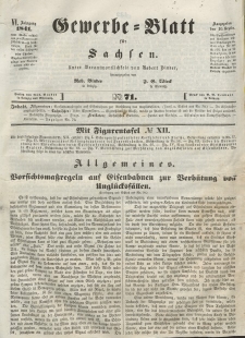 Gewerbe-Blatt für Sachsen. Jahrg. VI, 10. September, nr 71.