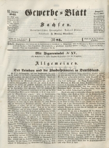 Gewerbe-Blatt für Sachsen. Jahrg. VI, 15. Oktober, nr 81.
