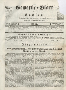 Gewerbe-Blatt für Sachsen. Jahrg. VI, 18. Oktober, nr 82.
