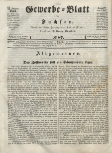 Gewerbe-Blatt für Sachsen. Jahrg. VI, 5. November, nr 87.
