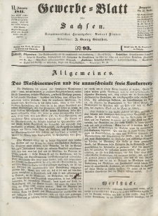 Gewerbe-Blatt für Sachsen. Jahrg. VI, 26. November, nr 93.