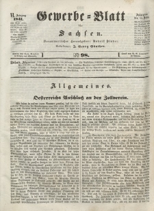 Gewerbe-Blatt für Sachsen. Jahrg. VI, 14. Dezember, nr 98.