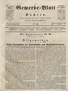 Gewerbe-Blatt für Sachsen. Jahrg. VII, 14. Januar, nr 4.