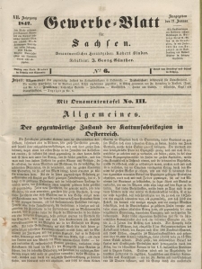 Gewerbe-Blatt für Sachsen. Jahrg. VII, 21. Januar, nr 6.