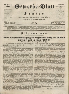 Gewerbe-Blatt für Sachsen. Jahrg. VII, 28. Januar, nr 8.