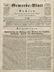 Gewerbe-Blatt für Sachsen. Jahrg. VII, 1. Februar, nr 9.