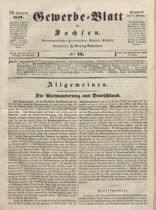 Gewerbe-Blatt für Sachsen. Jahrg. VII, 8. Februar, nr 11.