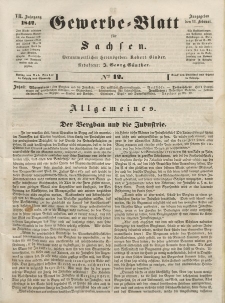Gewerbe-Blatt für Sachsen. Jahrg. VII, 11. Februar, nr 12.