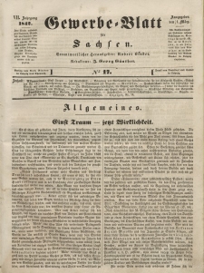 Gewerbe-Blatt für Sachsen. Jahrg. VII, 1. März, nr 17.