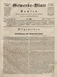 Gewerbe-Blatt für Sachsen. Jahrg. VII, 8. März, nr 19.