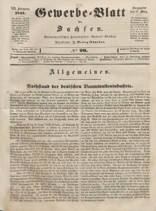 Gewerbe-Blatt für Sachsen. Jahrg. VII, 11. März, nr 20.