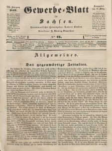 Gewerbe-Blatt für Sachsen. Jahrg. VII, 15. März, nr 21.