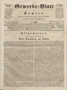 Gewerbe-Blatt für Sachsen. Jahrg. VII, 22. März, nr 23.