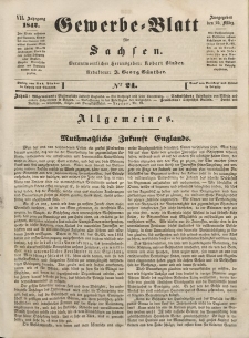 Gewerbe-Blatt für Sachsen. Jahrg. VII, 25. März, nr 24.