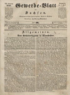 Gewerbe-Blatt für Sachsen. Jahrg. VII, 1. April, nr 26.
