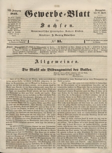Gewerbe-Blatt für Sachsen. Jahrg. VII, 19. April, nr 31.