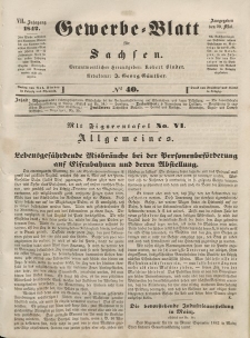 Gewerbe-Blatt für Sachsen. Jahrg. VII, 20. Mai, nr 40.