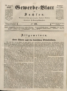 Gewerbe-Blatt für Sachsen. Jahrg. VII, 27. Mai, nr 42.
