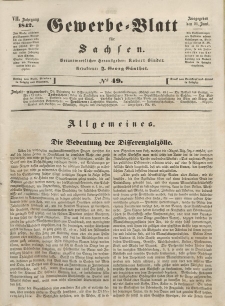 Gewerbe-Blatt für Sachsen. Jahrg. VII, 21. Juni, nr 49.