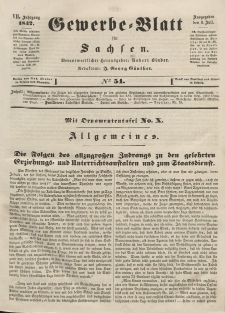 Gewerbe-Blatt für Sachsen. Jahrg. VII, 8. Juli, nr 54.