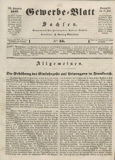 Gewerbe-Blatt für Sachsen. Jahrg. VII, 12. Juli, nr 55.