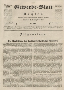 Gewerbe-Blatt für Sachsen. Jahrg. VII, 15. Juli, nr 56.