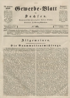 Gewerbe-Blatt für Sachsen. Jahrg. VII, 19. Juli, nr 57.