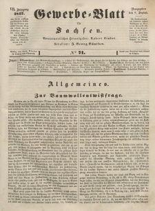 Gewerbe-Blatt für Sachsen. Jahrg. VII, 6. September, nr 71.