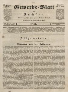 Gewerbe-Blatt für Sachsen. Jahrg. VII, 11. Oktober, nr 81.